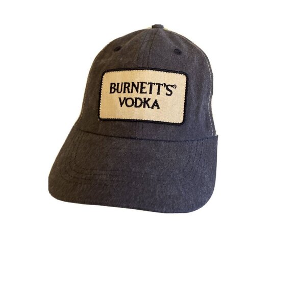 Blue Burdett's Vodka Patch Trucker Hat Cap Snapback Hat Baseball Meshback - Picture 1 of 6